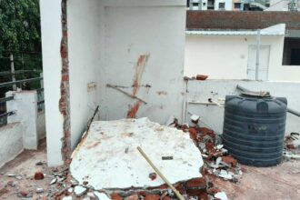 Nizamabad Wall Collapse |