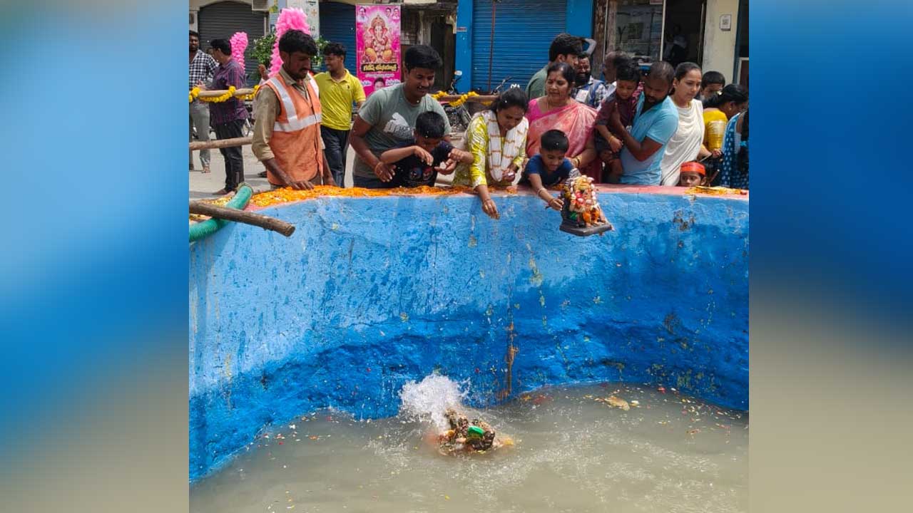 Ganesh Immersion Nizamabad