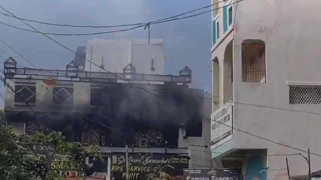 House Fire in Nizamabad