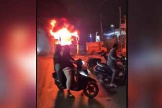 Meerpet Bus Fire