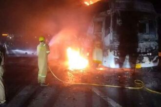 Noida Bus Fire