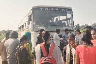 RTC Bus Protest