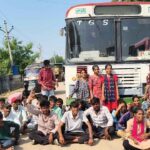 Student Bus Protest