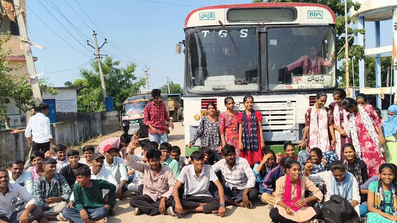 Student Bus Protest