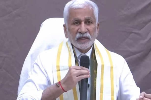 Vijayasai Reddy New Party