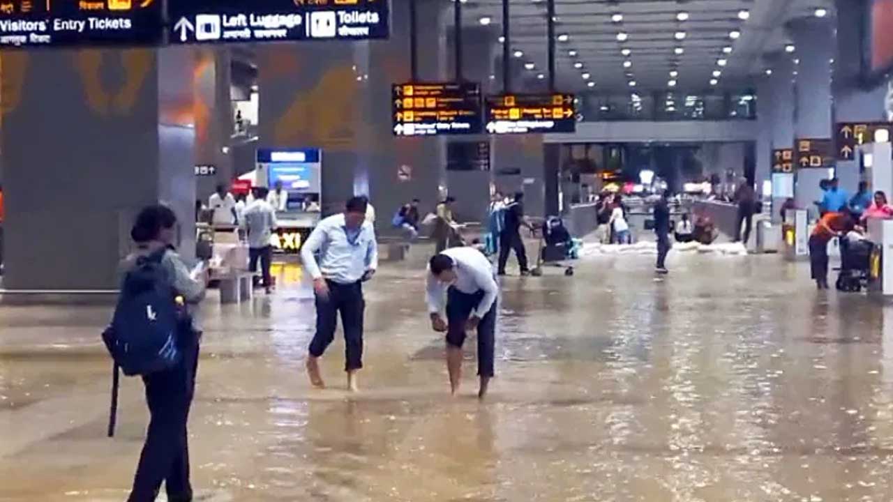 Delhi Airport Flood