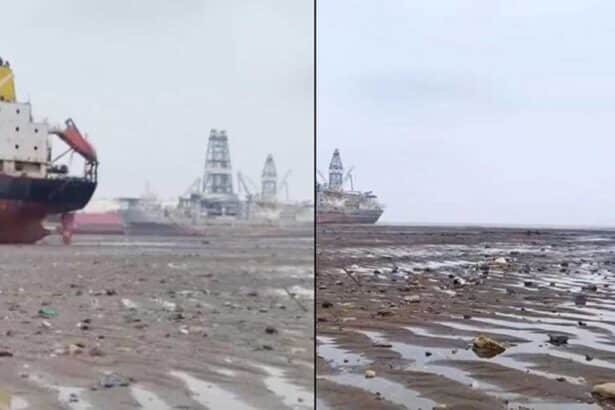 Argentina Sea Recedes