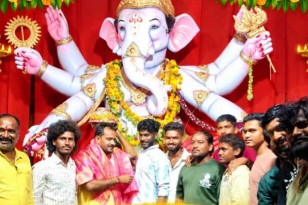 Padmanagar Ganesh Laddu Auction