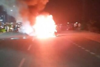 Shamshabad Car Fire