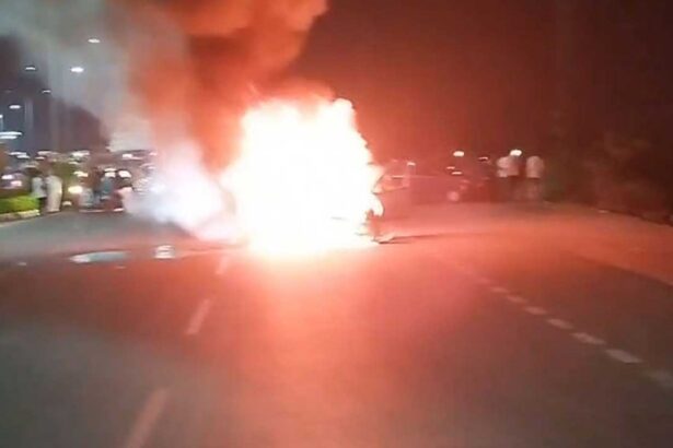 Shamshabad Car Fire