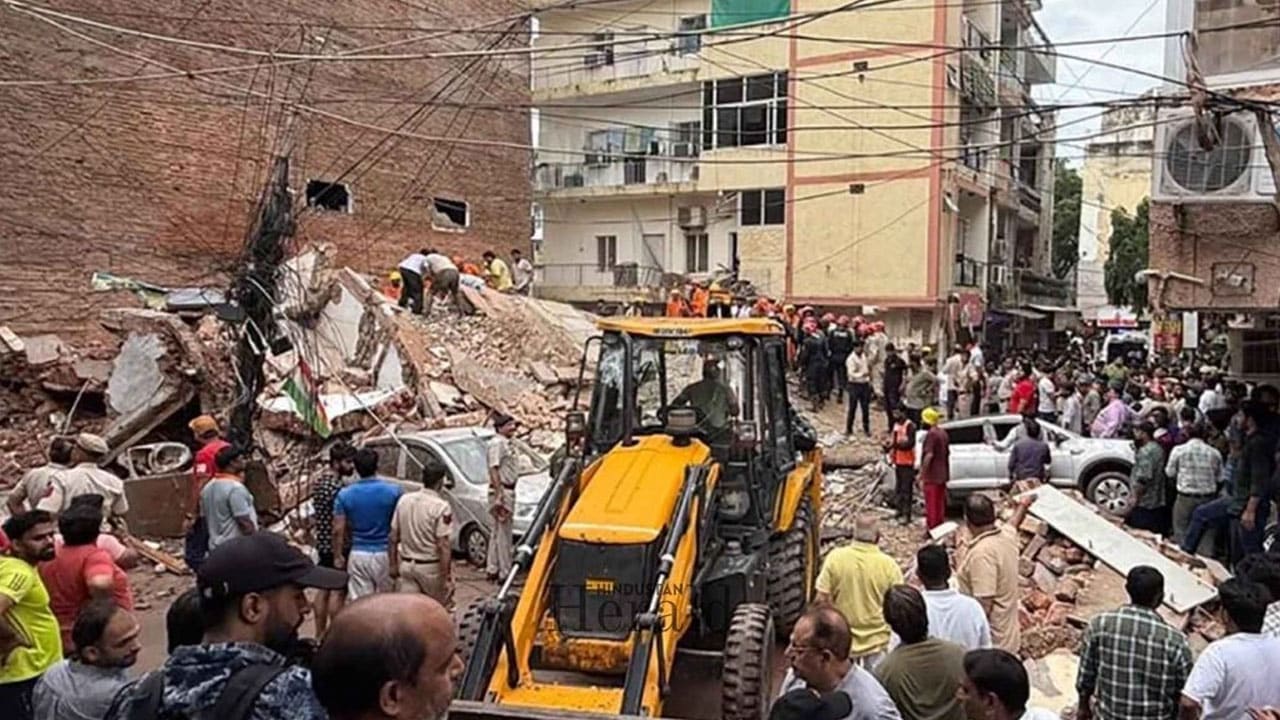 Delhi Building Collapse