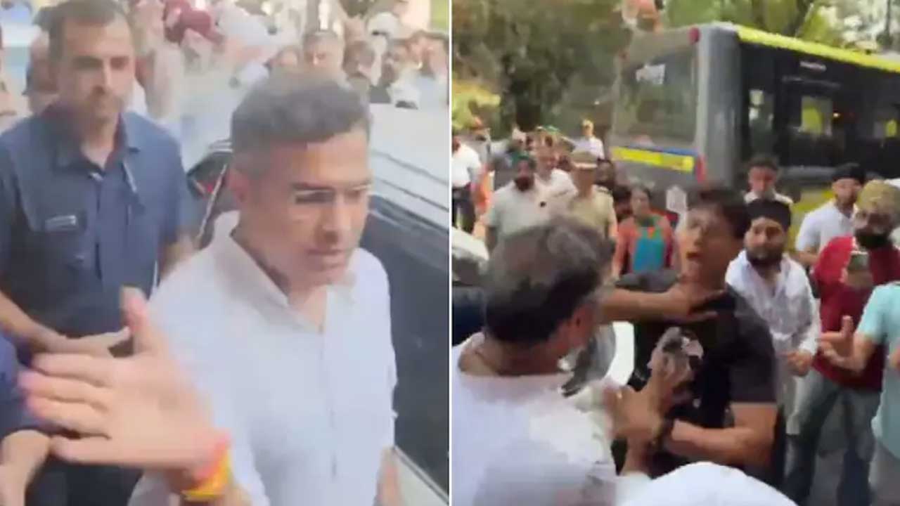 Parvesh Verma Slap Video