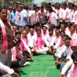BRS Protest Against Congress |
