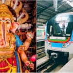 Hyderabad Metro Ganesh Immersion