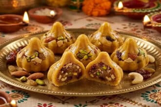 Saffron Dry Fruit Modak