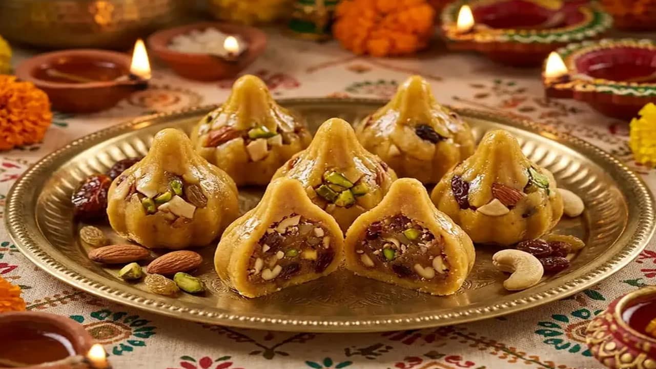 Saffron Dry Fruit Modak