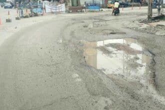 Kamareddy Road Potholes |