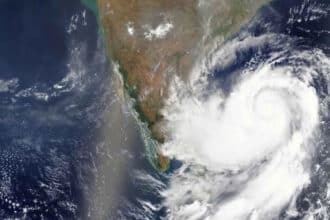 Cyclone Arnab Landfall