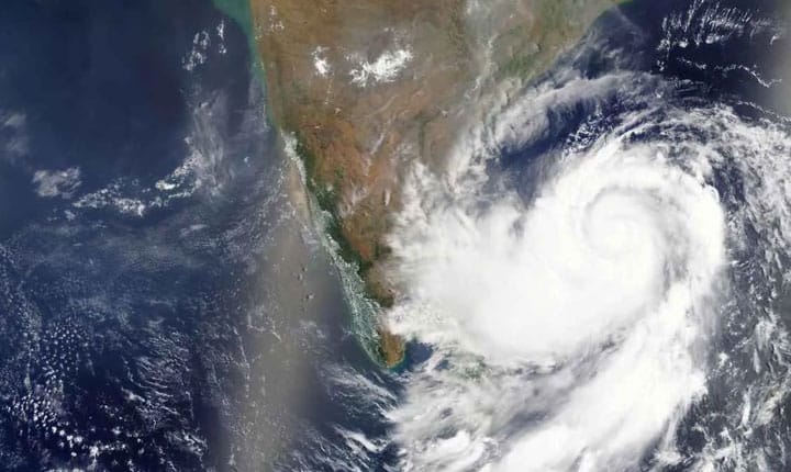 Cyclone Arnab Landfall