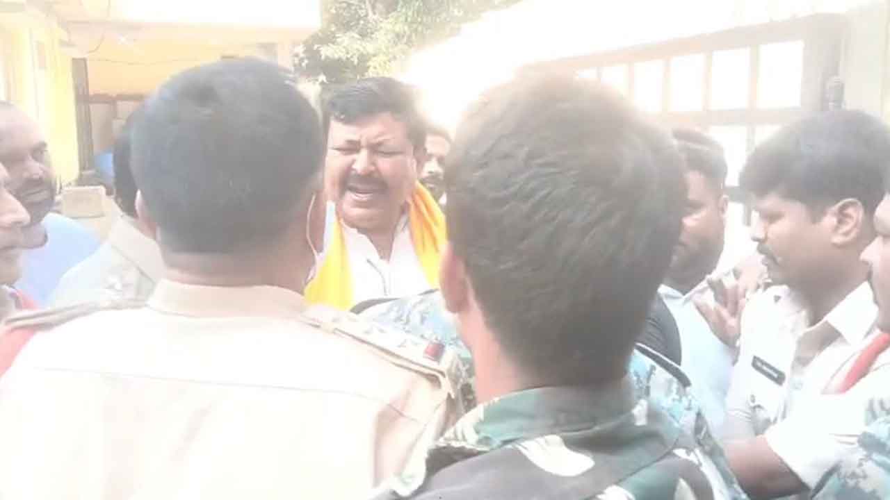 BJP District President Arrested