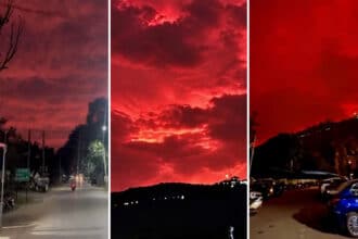 Red Sky in Chhattisgarh