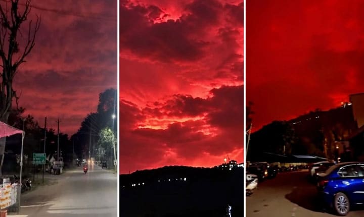 Red Sky in Chhattisgarh