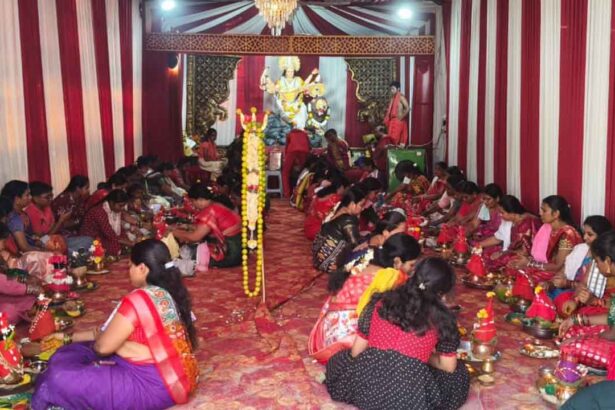Durga Puja Kumkumarchana