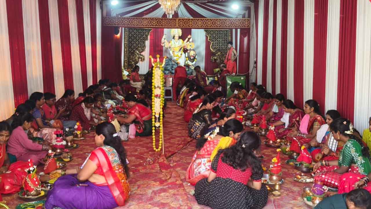 Durga Puja Kumkumarchana