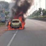 Khammam Car Fire