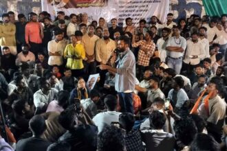 Maharashtra Unemployed Protest