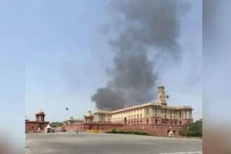 North Block Fire