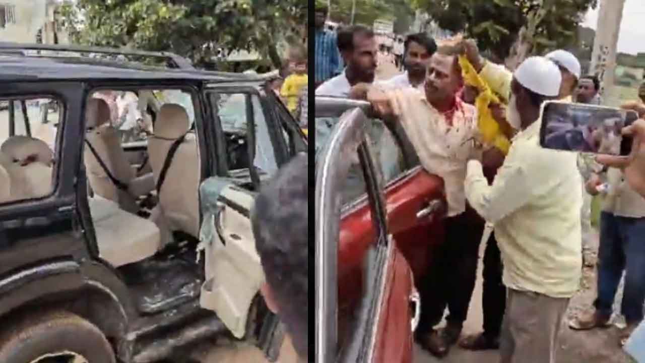 Punganur Stone Attack