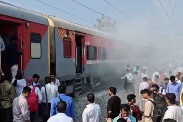 Train Fire Accident