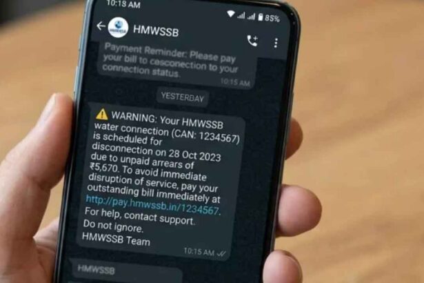 Water Bill Update Scam