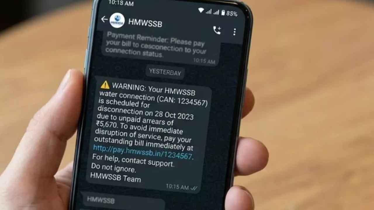Water Bill Update Scam
