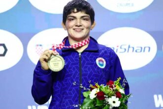 Manisha Bhanwala gold medal
