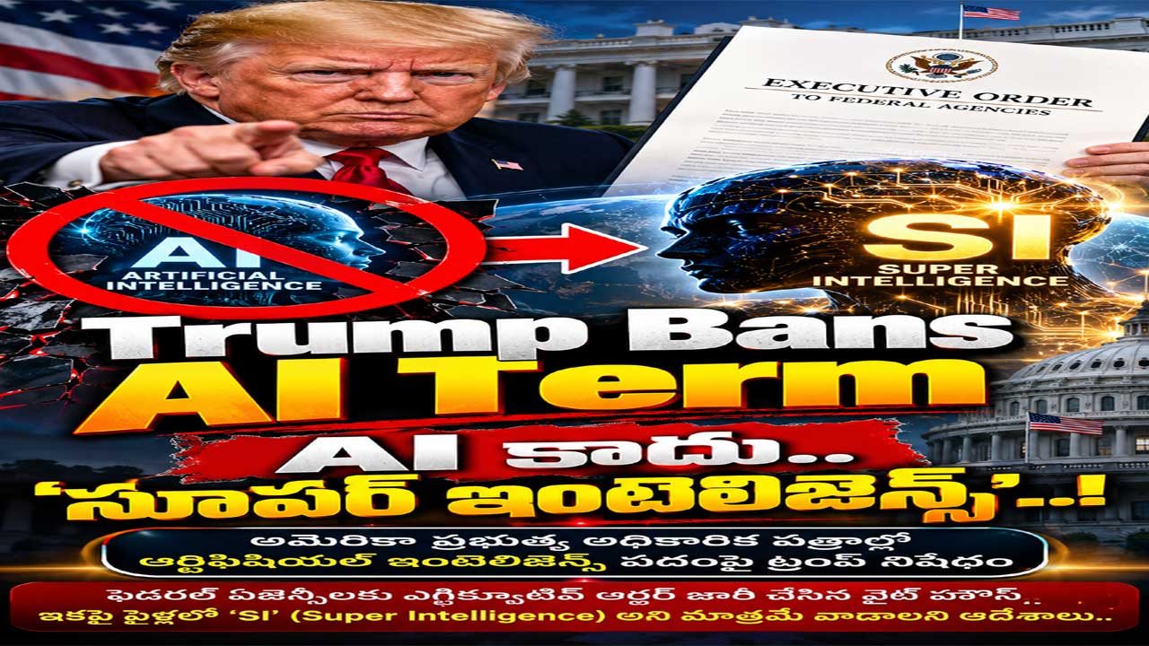 Trump Bans AI Term