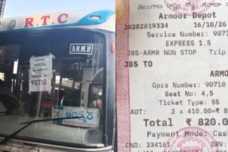 Armoor RTC Special Bus Fares |