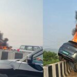 Electric Car Fire