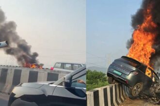 Electric Car Fire