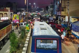 Gandhari DJ Permission Protest |