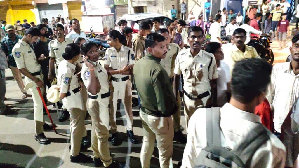 Gandhari DJ Permission Protest |