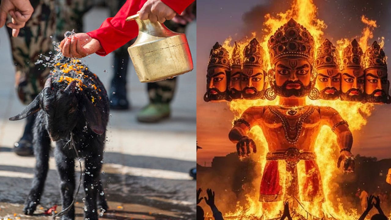 Dussehra Bali Ritual