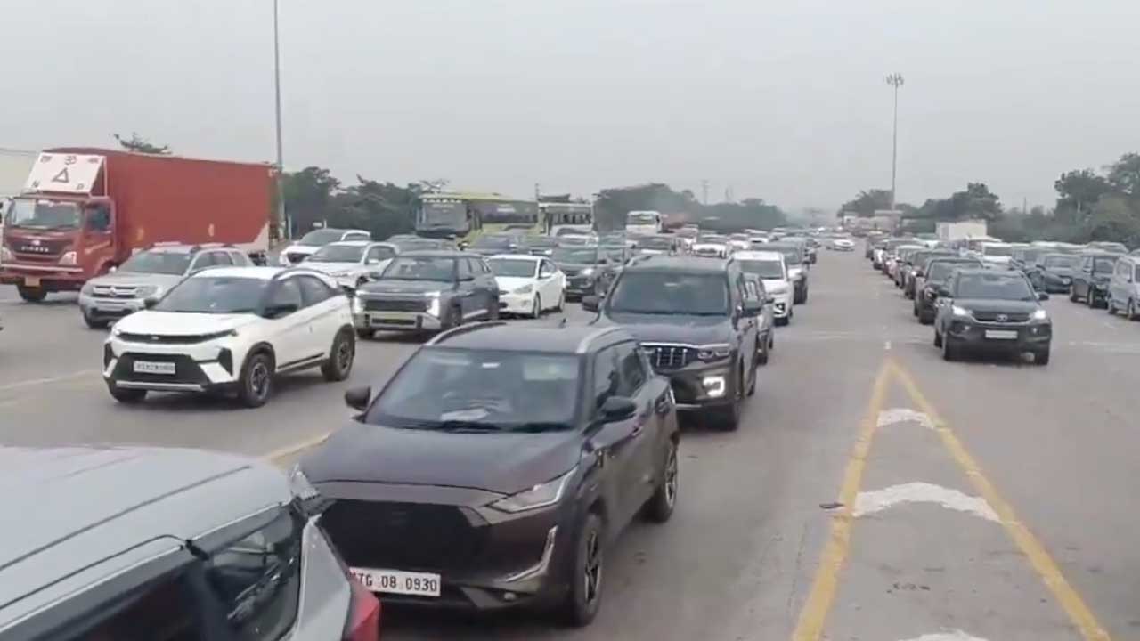 Hyderabad Traffic Jam