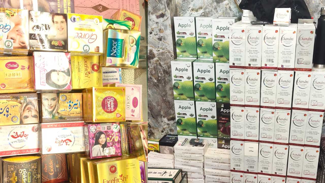 Pakistan Cosmetics Seized