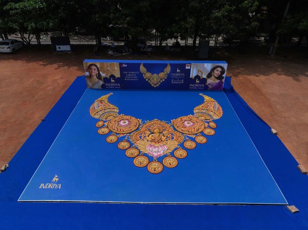 Indriya Jewellery Rangoli