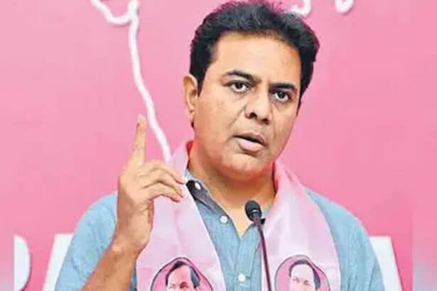 KTR Telangana Water Crisis