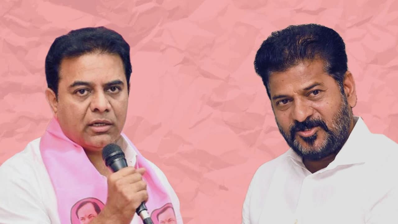 KTR Revanth Reddy