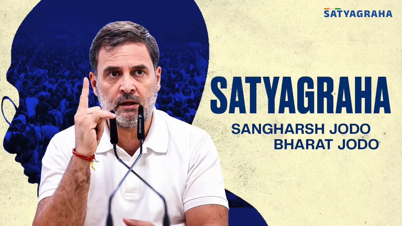 Rahul Gandhi Satyagraha